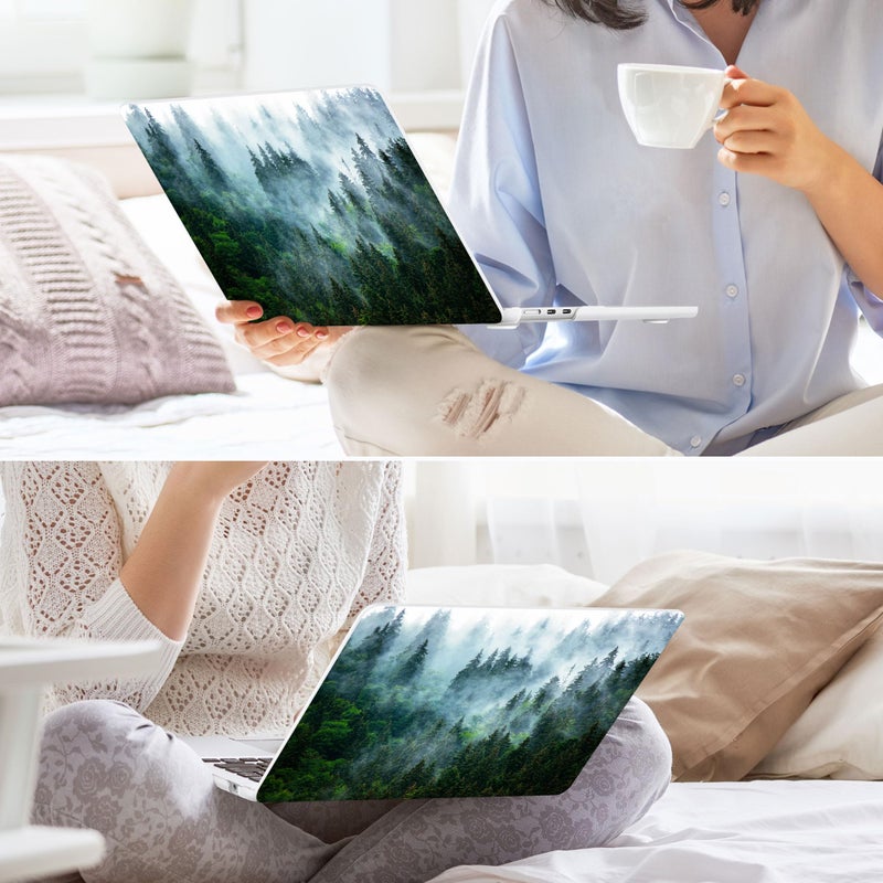 May Chen Compatible with MacBook Air 13.6 Inch Case 2024 2023 2022 Release Model A3113 M3 A2681 M2 Chip  Plastic Hard Shell Case for MacBook Air 13.6"" with Liquid Retina Display  Forest - Image 5